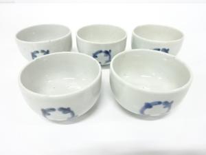 古伊万里　染付　ころ湯呑　5客